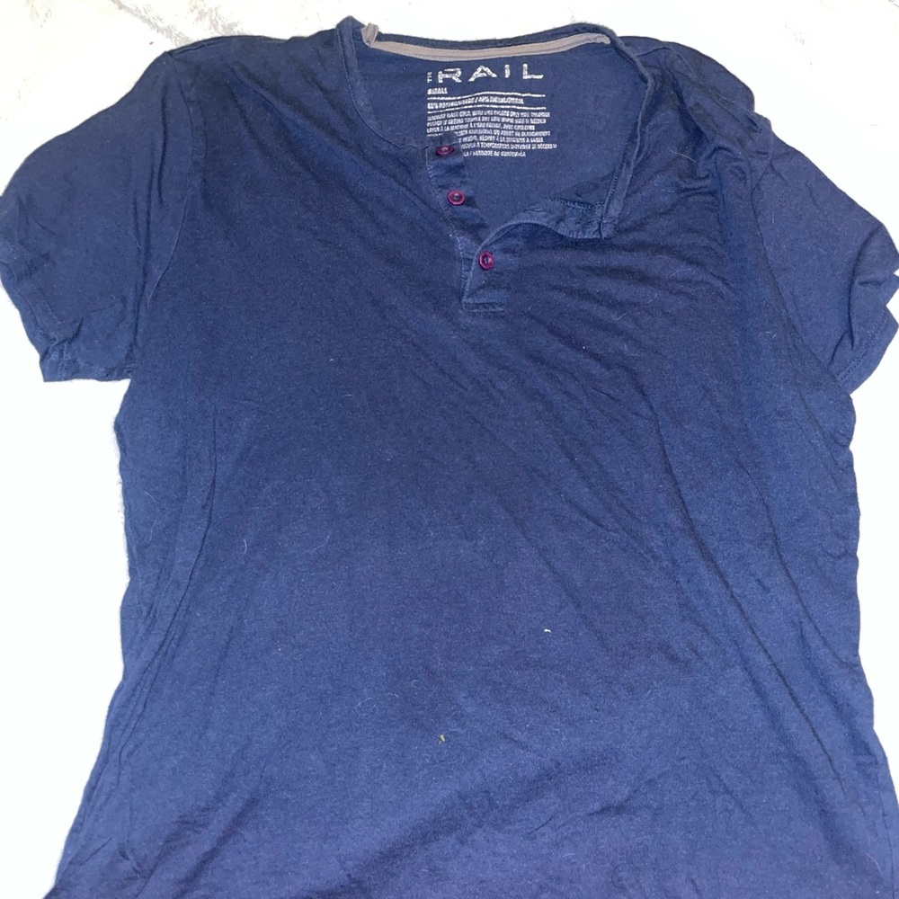 Rail Cotton Modal Henley in Blue